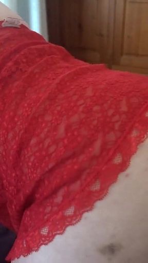 Getting a Good Fucking From Fucking Machine in Lingerie