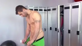 Next Door Male: Laurant's Secret Session on the Bench