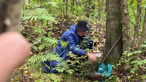 A Guy Followed a Cute Guy in the Woods and Caught Him Jerking off