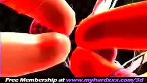 3D Hentai Toon Couple Engages in Steamy Animated Sex Session