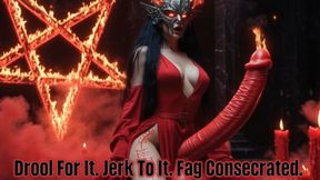 Drool For It. Jerk To It. Faggot Consecrated