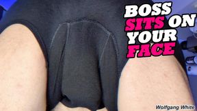 Your Boss SITS On Your FACE - Facesitting Kink - POV Roleplay - Wolfgang White Domination