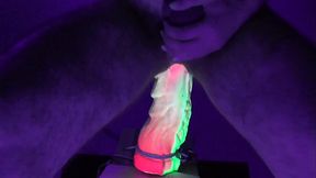 Diablo'_s Finger Hard Anal with Black Light - Long Dildo Fuck JTT Extreme Ass Wrecking