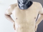 TikTok Twink Blacked Hippie Lotioning his Body