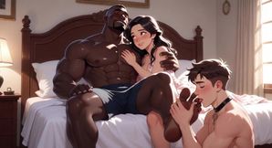 Cuckold Degradation - Man Licking His Wife's Lover Feet