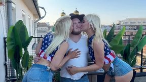 hunk mr. texas drills blonde sluts greta foss & vera jarw s holes raw!