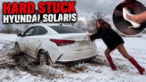 Vika Stuck in the Snow in High Heels 41 Min