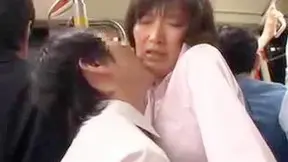 Nippon Fashion Model Public Orgasm on Bus