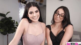 Hot Latina teen and sexy babe got fucked