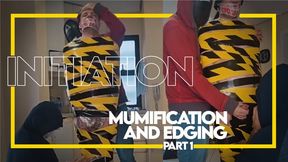 Initiation - Mumification and Edging Part 1 (1080p) Gay Bondage - Gay Domination - Mummification - Tape Bondage - Plastic - BDSM