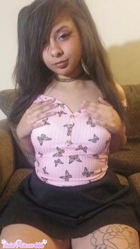 Mixed Cutie 3 Orgasms in a row !