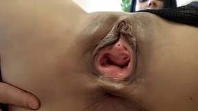 Russian Teen Babe Uses Vibrator for Orgasmic Webcam Solo