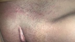 Colombian Teen Takes Creampie While Lying Down