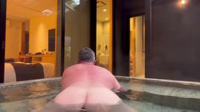 Some Fun in a Hot Tub in Fuji Japan