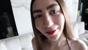 this sweet-faced girl really loves having her ass fucked