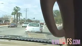 After picking up small tits babe is fucked hard