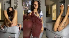 kash omera oily feet