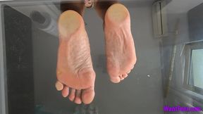Melissa Soles on Glass - Barefoot - HD MP4