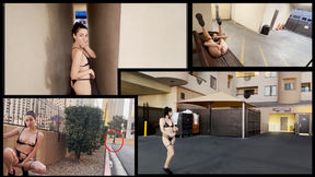 Public Lust Slut in Lingerie - Outdoor Masturbation