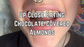 Phoenix Bates Eats Chocolate Covered Almonds 4k HD - Eating Food - Loud Chewing - Food Shown - Mukbang