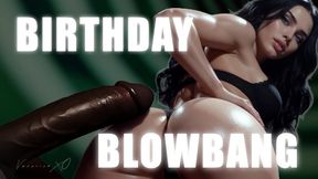 Birthday Blowbang Session