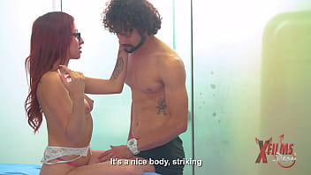 Brunette submits to her plastic surgeon's big cock