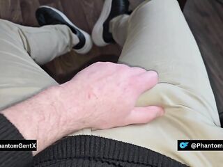 Sexy Office Jerk off - Pursue me on X @PhantomGentX