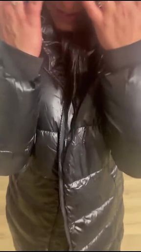 MILF in Sexy Lingerie & Long Coat - Mirror POV Fantasy