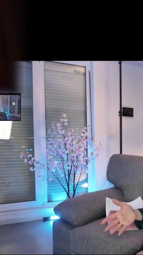 Hot MILF Jeny Smith hired a tutor to practice her English, but she ended up masturbating in front of him on webcam!   Clip 1