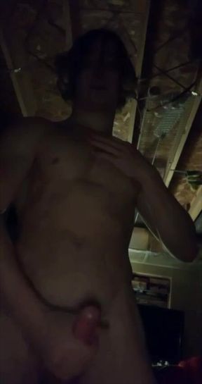 Homosexual Gang: Brief groaning cub in the dark