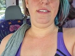 Chubby Amateur Milf Sarah Janes Outdoor Masturbation