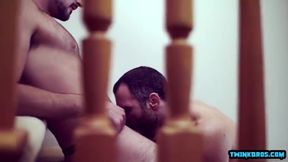 Big dick Step son domination with facial