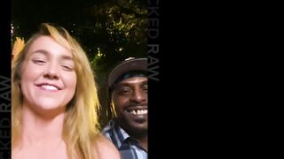 BLACKEDRAW Blonde cutie tourist finds BBC in the big city