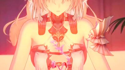 Watch Wuthering Waves take on Futanari Cantarella in a hardcore creampie compilation!