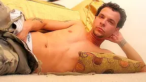 Santinos Thick Curly Dick Tease – Huge Hard-On Solo Jerk Off Session