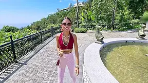 Huge Load Of Cum On The Ass In The Middle Of Amusement Park