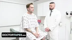 Kinky Doctor Helps Cute Patient With Internal Testosterone Injection - Marco Napoli