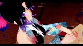 Demon Slayer Futanari - Shinobu X Nezuko Hardsex - Japanese Asian Manga Anime Game Porn