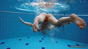 ”She’s incredibly flexible in the pool”