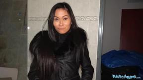 ”Horny Thai Beautiful Babe Screwed in Gas Station Toilet”