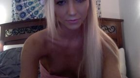 Great Blonde with Pierced Tits