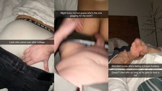 Kyle & Kam caught in a steamy homemade roleplay with a thick juicy dick!