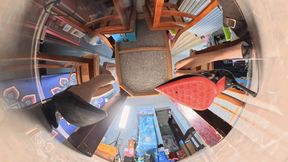 8K VR360 MARTINA LINGLING's office crushes FEMDOM dwarfs