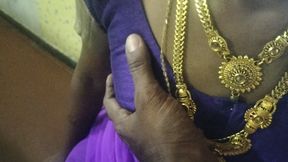 Tamil Couple Liplock Face Lick Boob Show