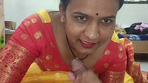 Teacher Kavita Riding on Student Tatya Dick with Wet Dirty Pussy