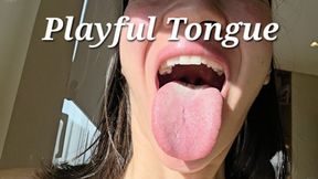 Tongue in the sunlight