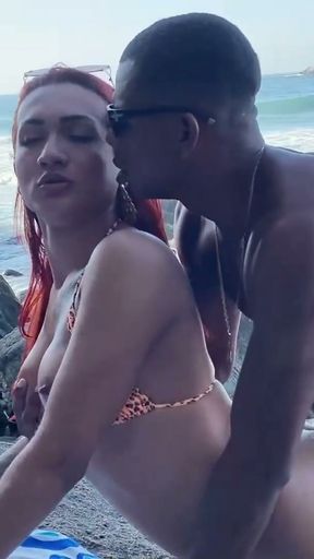 I had public sex on the beach with a stranger   Clip 2