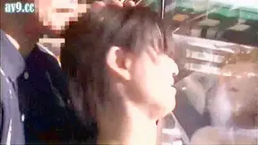 Busty Japanese Teen Takes It Raw in Daring Bus Fuck Session