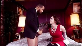 ”monster cock butler fucking stepmommy & teen”