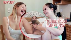 Rebecca & Sofia Lesbian Makeout Turns Into Hard Play